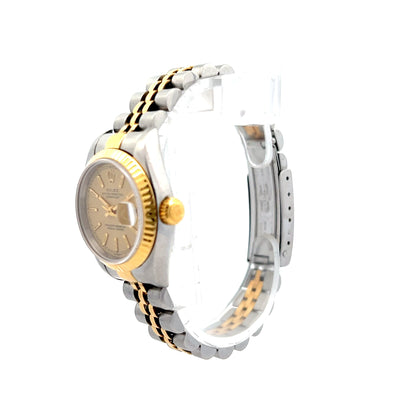 1993 Ladies Rolex Datejust 26mm 69173 Two-Tone 18k