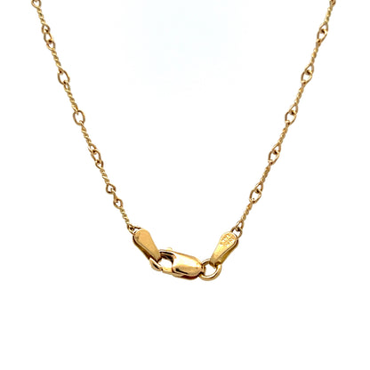 .70 Salt & Pepper Diamond Slice Necklace 18k Yellow Gold