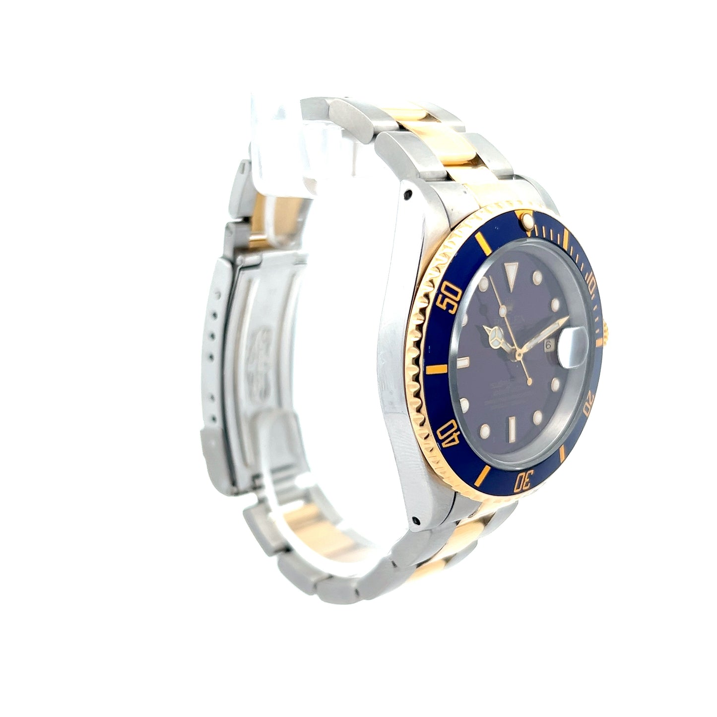 1991 Purple Rolex Submariner 16613 40mm Two-Tone 18k