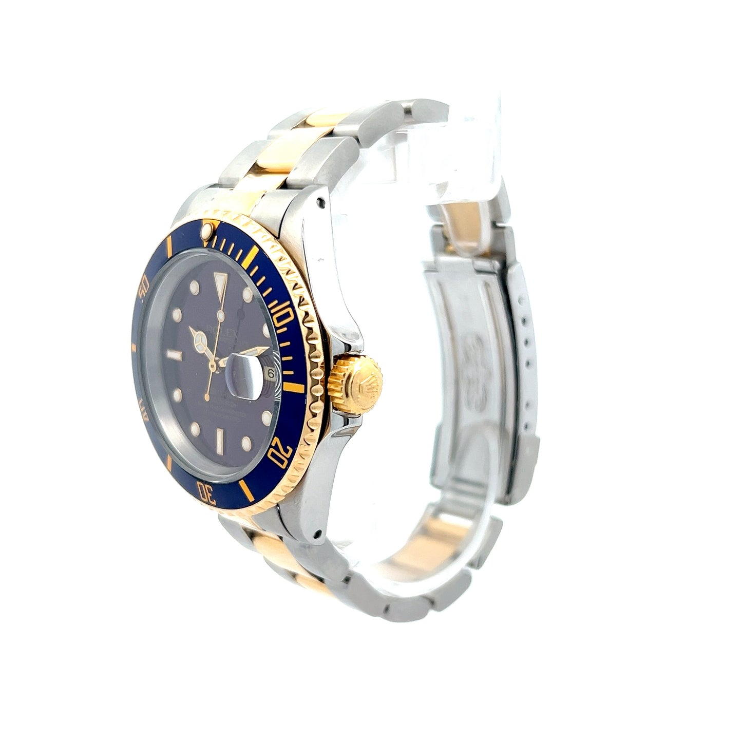 1991 Purple Rolex Submariner 16613 40mm Two-Tone 18k