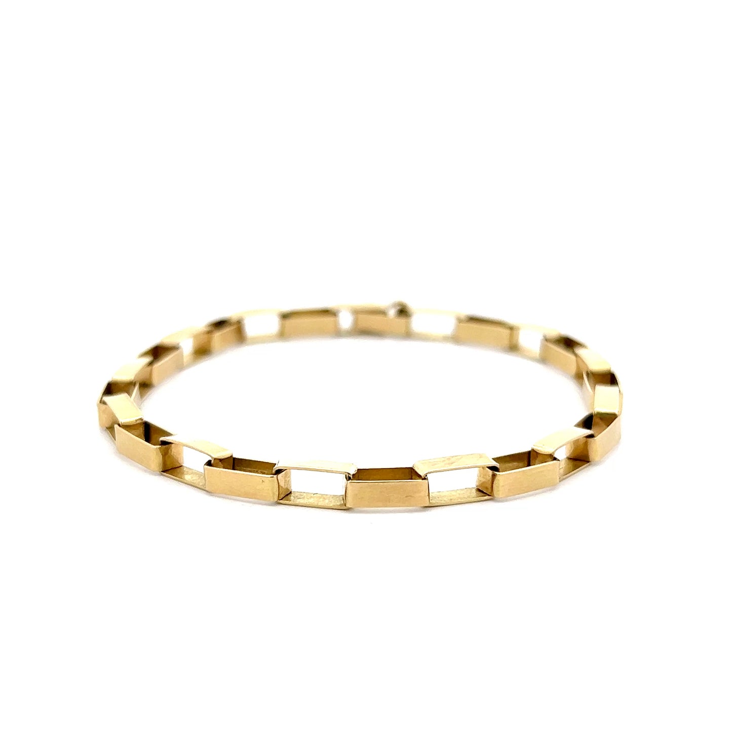 Paperclip Necklace & Bracelet in 14k Yellow Gold