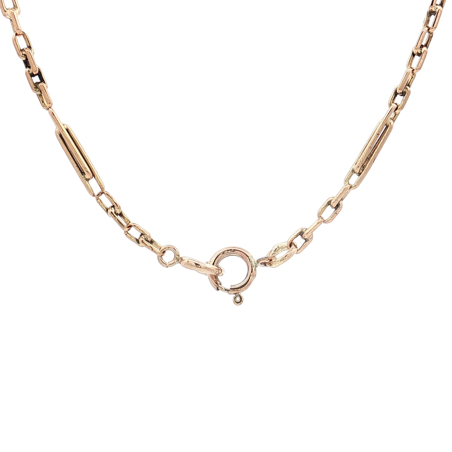 21 Inch Vintage Art Deco Chain Necklace 14k
