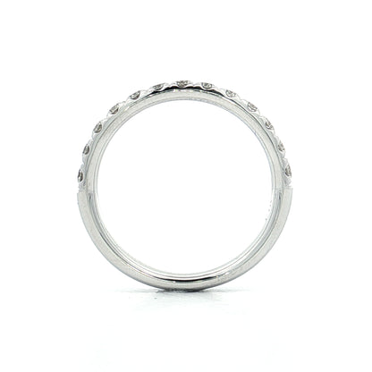 .50 Classic Diamond Wedding Band 14k White Gold