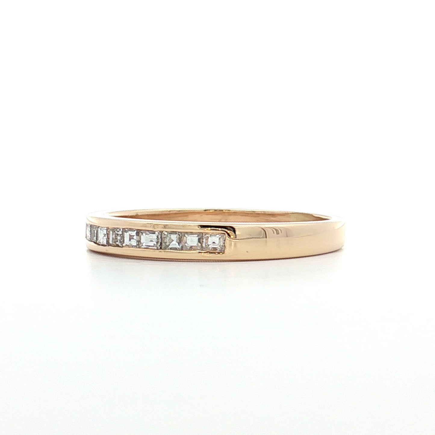 .33 Channel Set Diamond Wedding Band 14k Yellow Gold