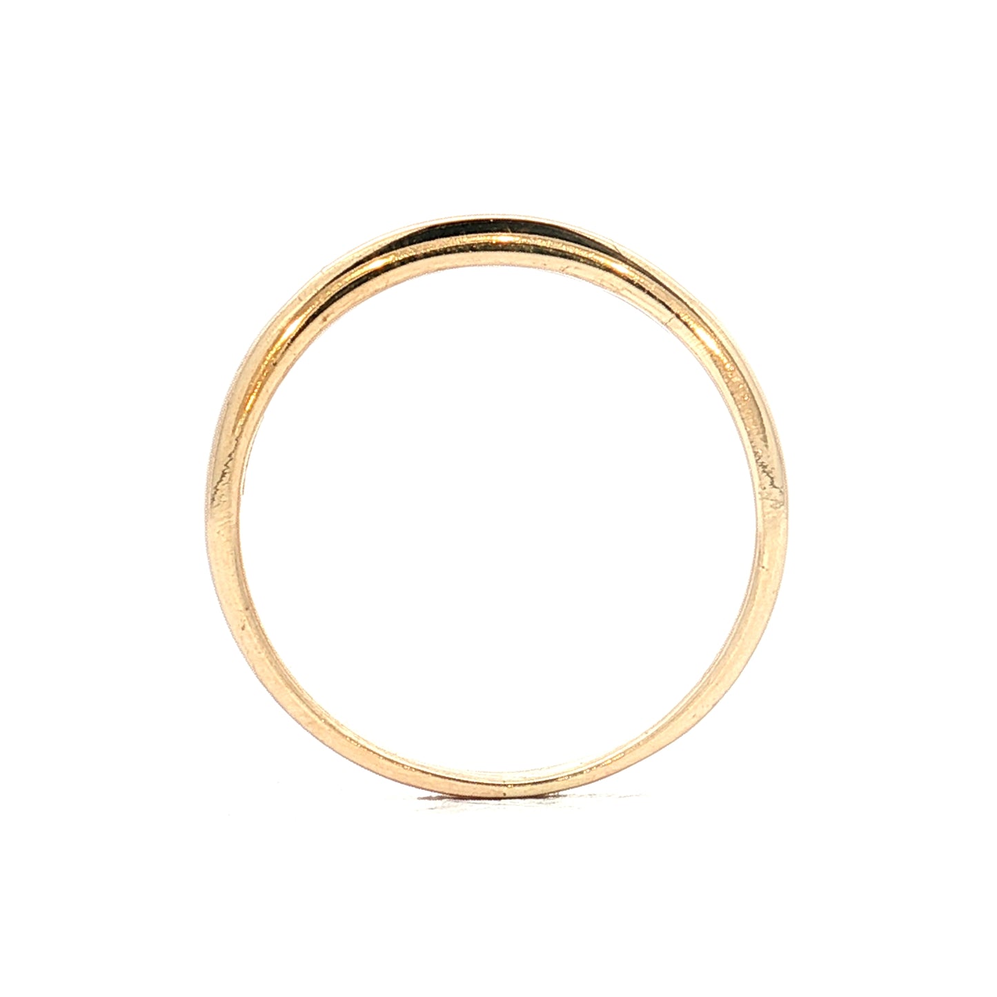 .33 Channel Set Diamond Wedding Band 14k Yellow Gold