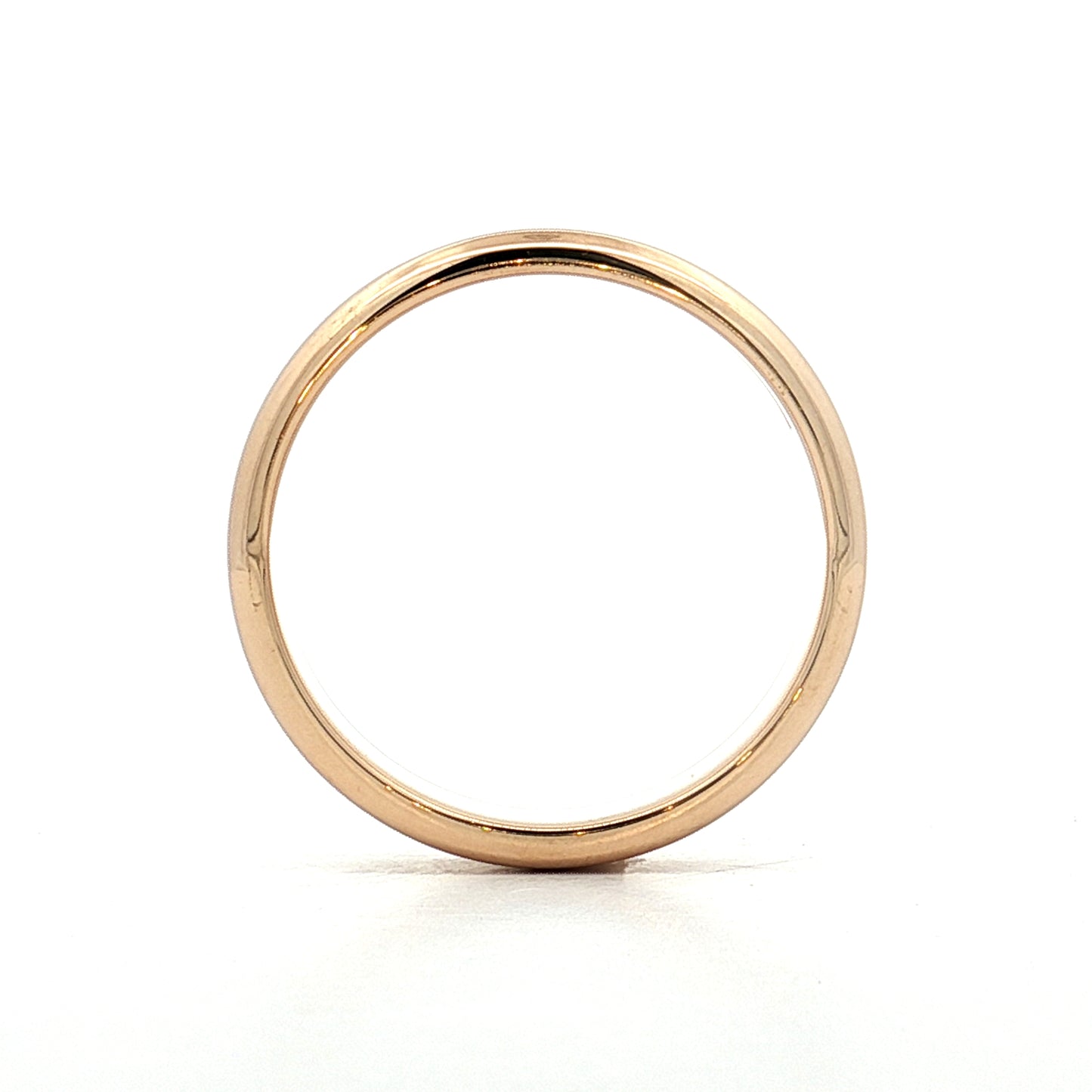 Mens 5mm Beveled Edge Wedding Band 14k