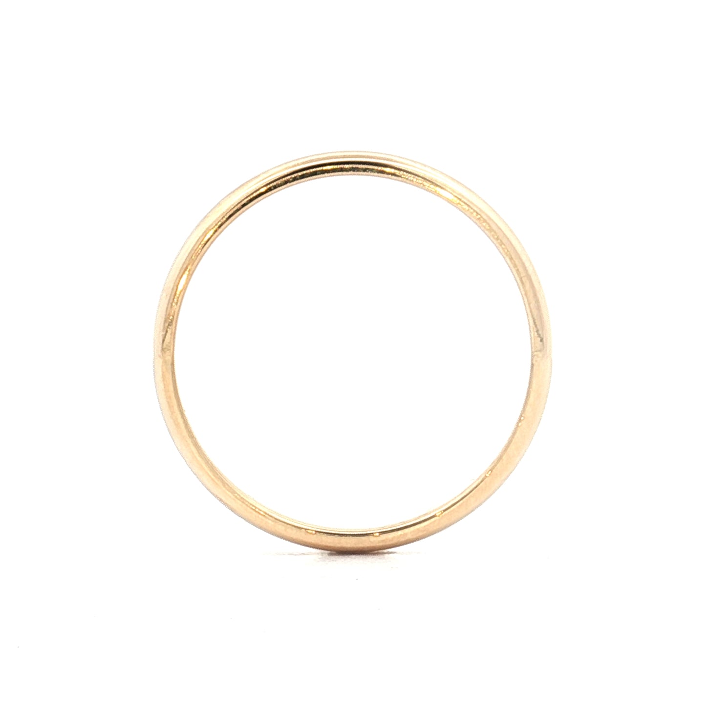 2mm Classic Wedding Band 14k Yellow Gold