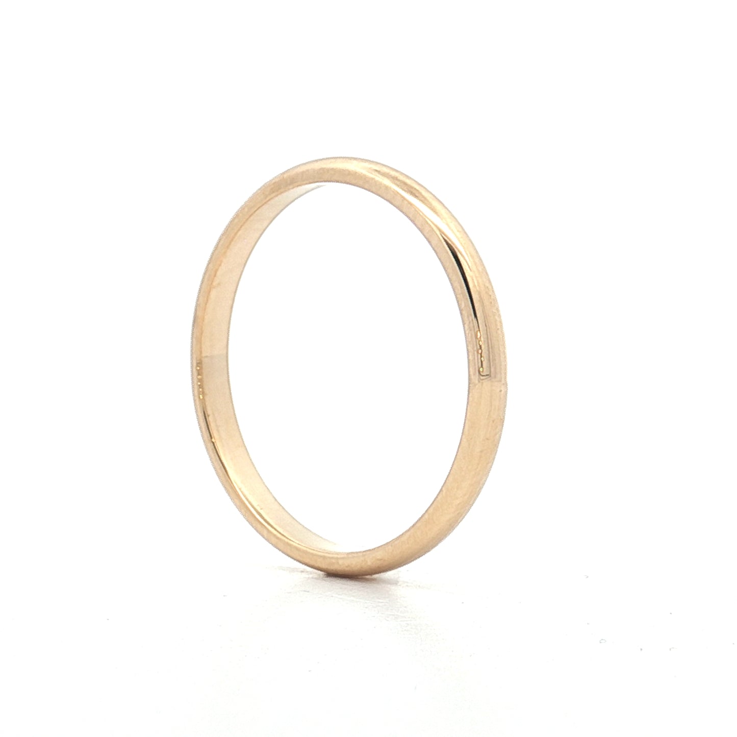 2mm Classic Wedding Band 14k Yellow Gold