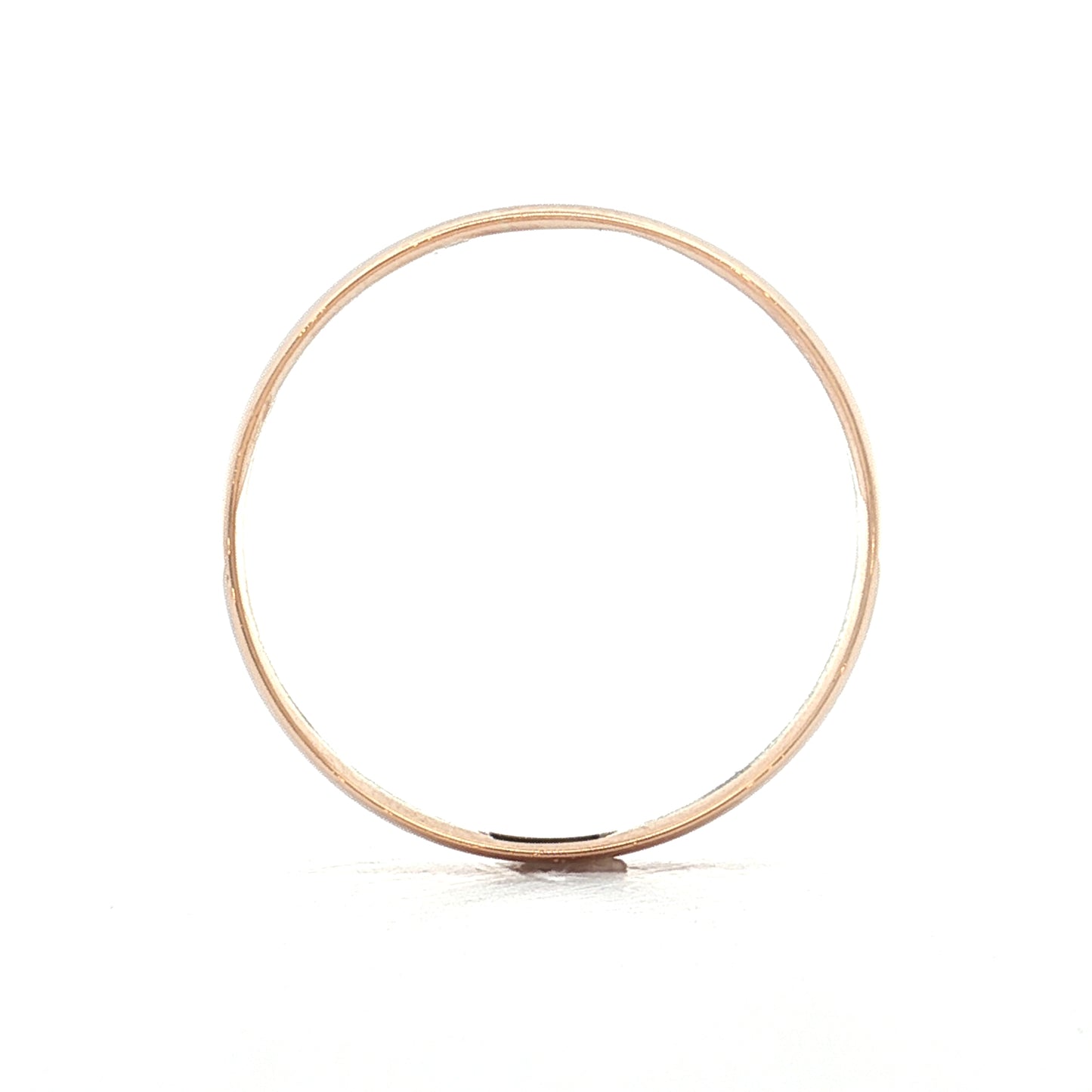 3.5mm Victorian Mens Wedding Band 14k Yellow Gold