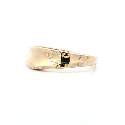Asymmetrical Geometric Stacking Ring 14k Yellow Gold
