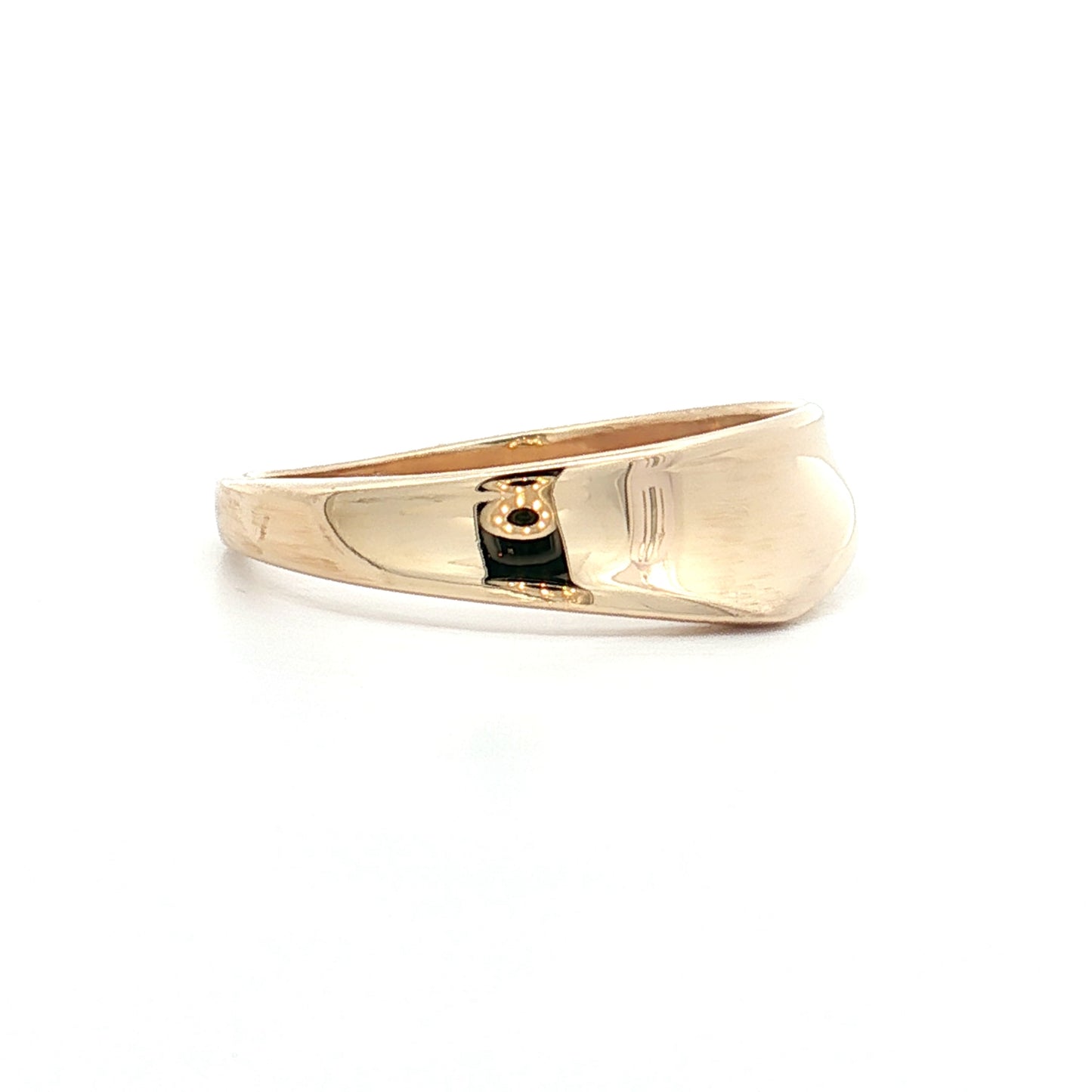 Asymmetrical Geometric Stacking Ring 14k Yellow Gold