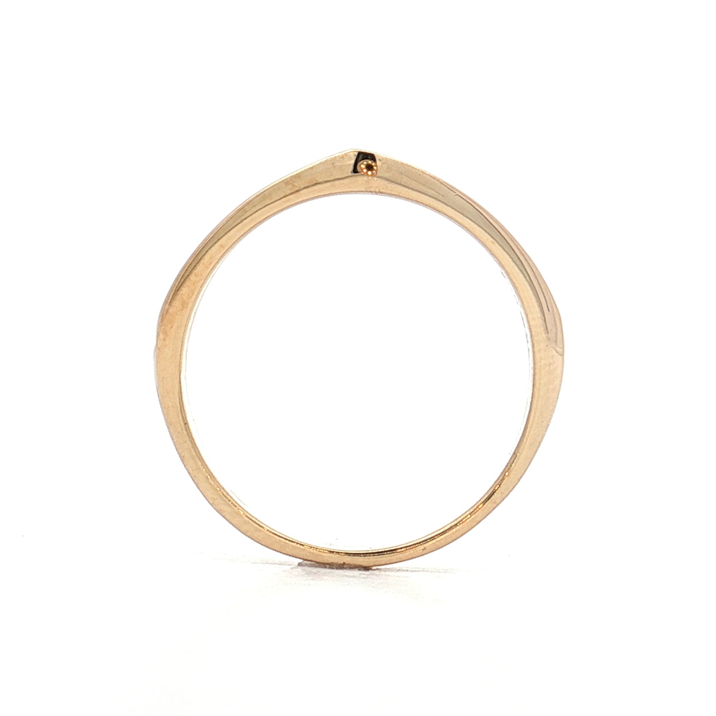 Asymmetrical Geometric Stacking Ring 14k Yellow Gold