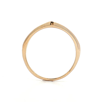 Asymmetrical Geometric Stacking Ring 14k Yellow Gold