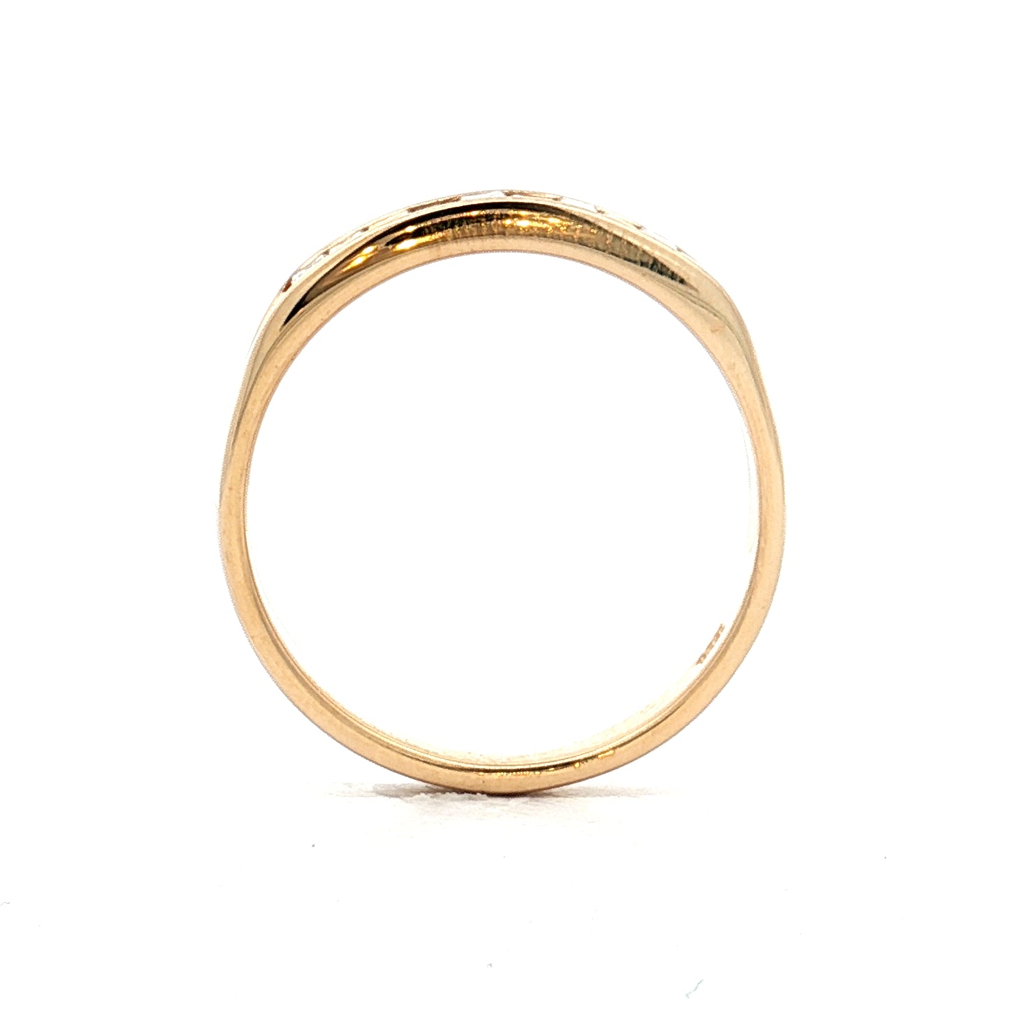 .80 Baguette Diamond Wedding Band 14k Yellow Gold