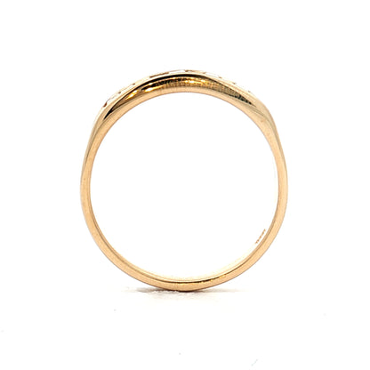 .80 Baguette Diamond Wedding Band 14k Yellow Gold