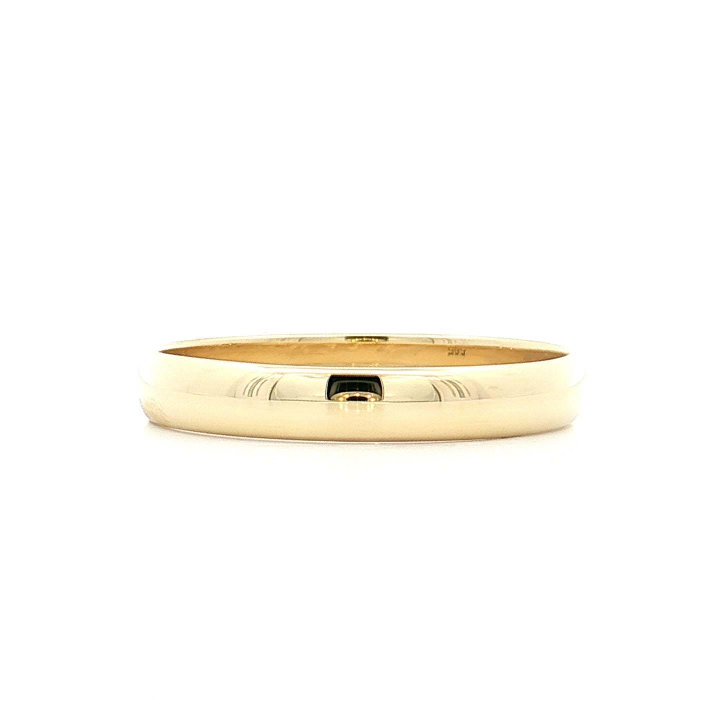 Vintage Art Deco Mens Wedding Band 14k Yellow Gold