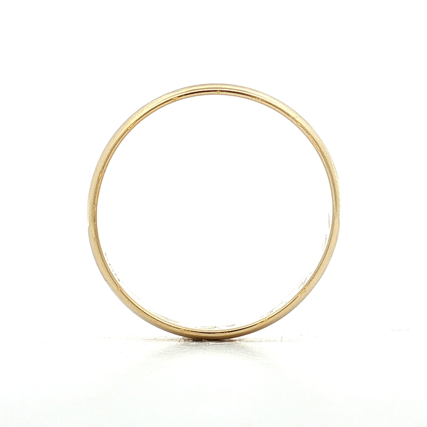 Vintage Art Deco Mens Wedding Band 14k Yellow Gold