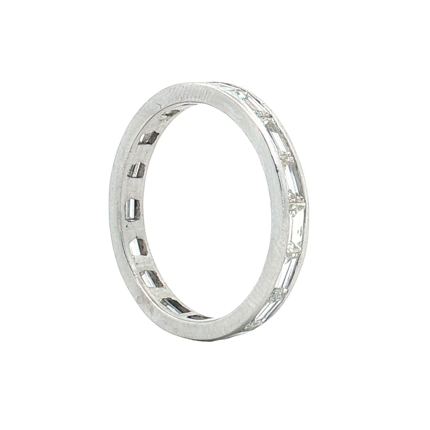 1.75 Baguette Diamond Eternity Band in Platinum