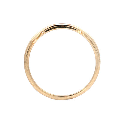 .17 Channel Set Diamond Wedding Band 14k Yellow Gold