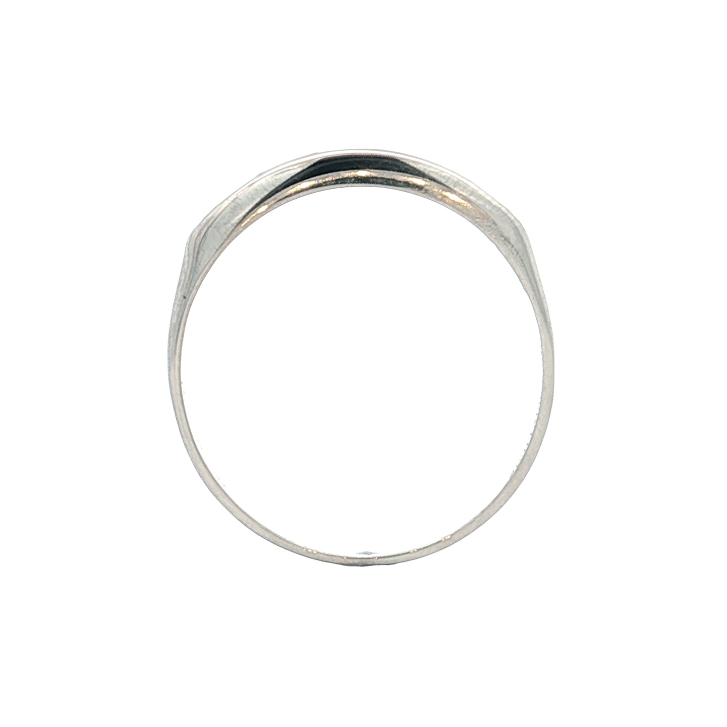 .21 Vintage Deco Diamond Wedding Band Platinum
