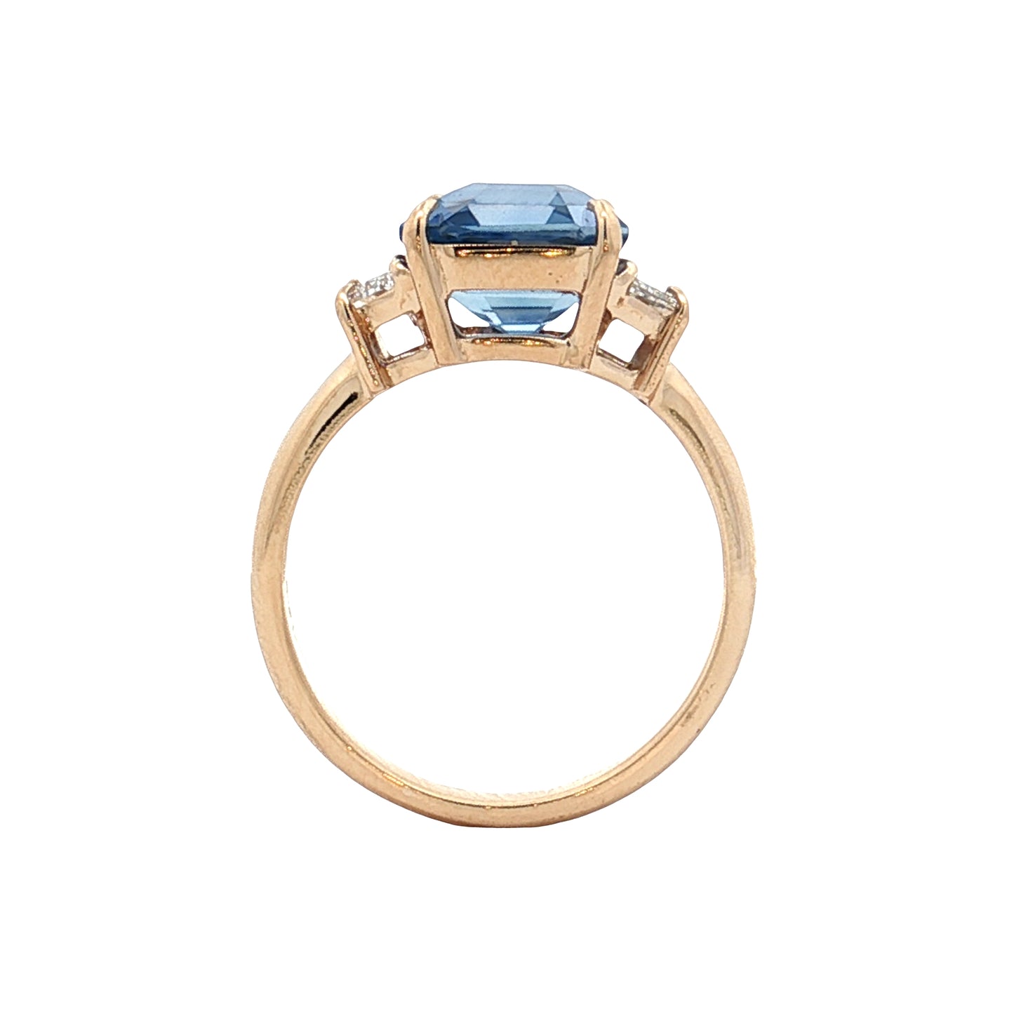 4.16 GIA No Heat Sapphire Engagement Ring 14k