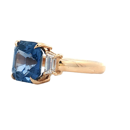 4.16 GIA No Heat Sapphire Engagement Ring 14k