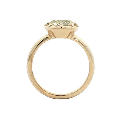 2 Carat GIA Old European Diamond Engagement Ring 14k