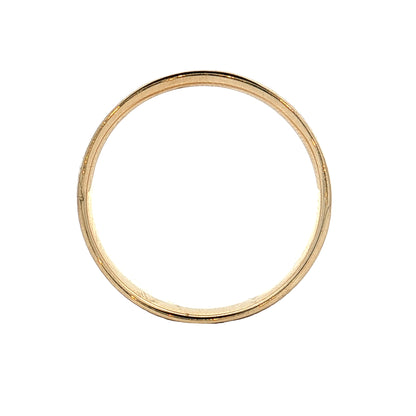Mens 6mm Rope Texture Wedding Band 14k Yellow Gold