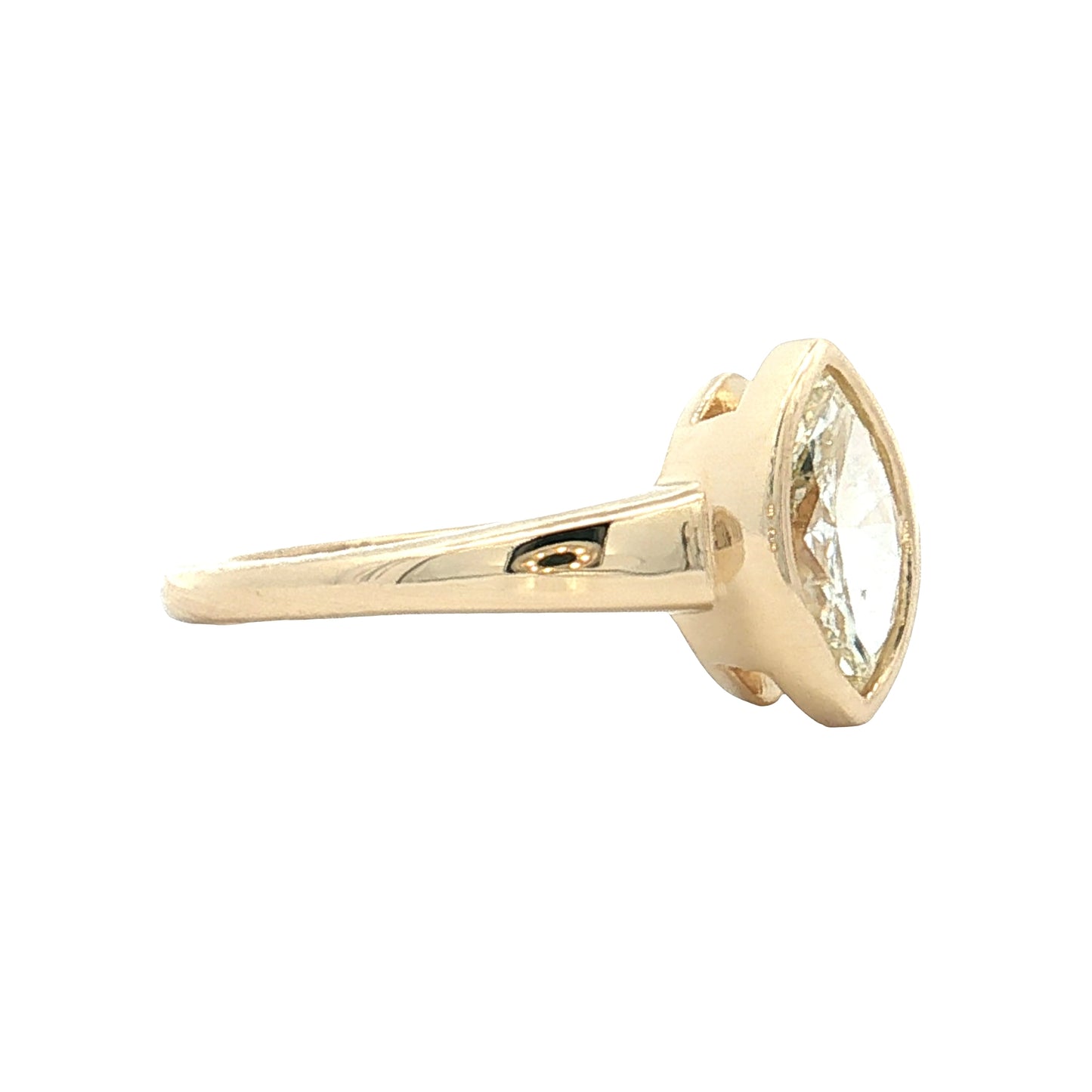 .90 Marquise Solitaire Diamond Engagement Ring 14k