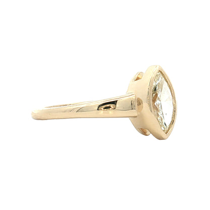 .90 Marquise Solitaire Diamond Engagement Ring 14k