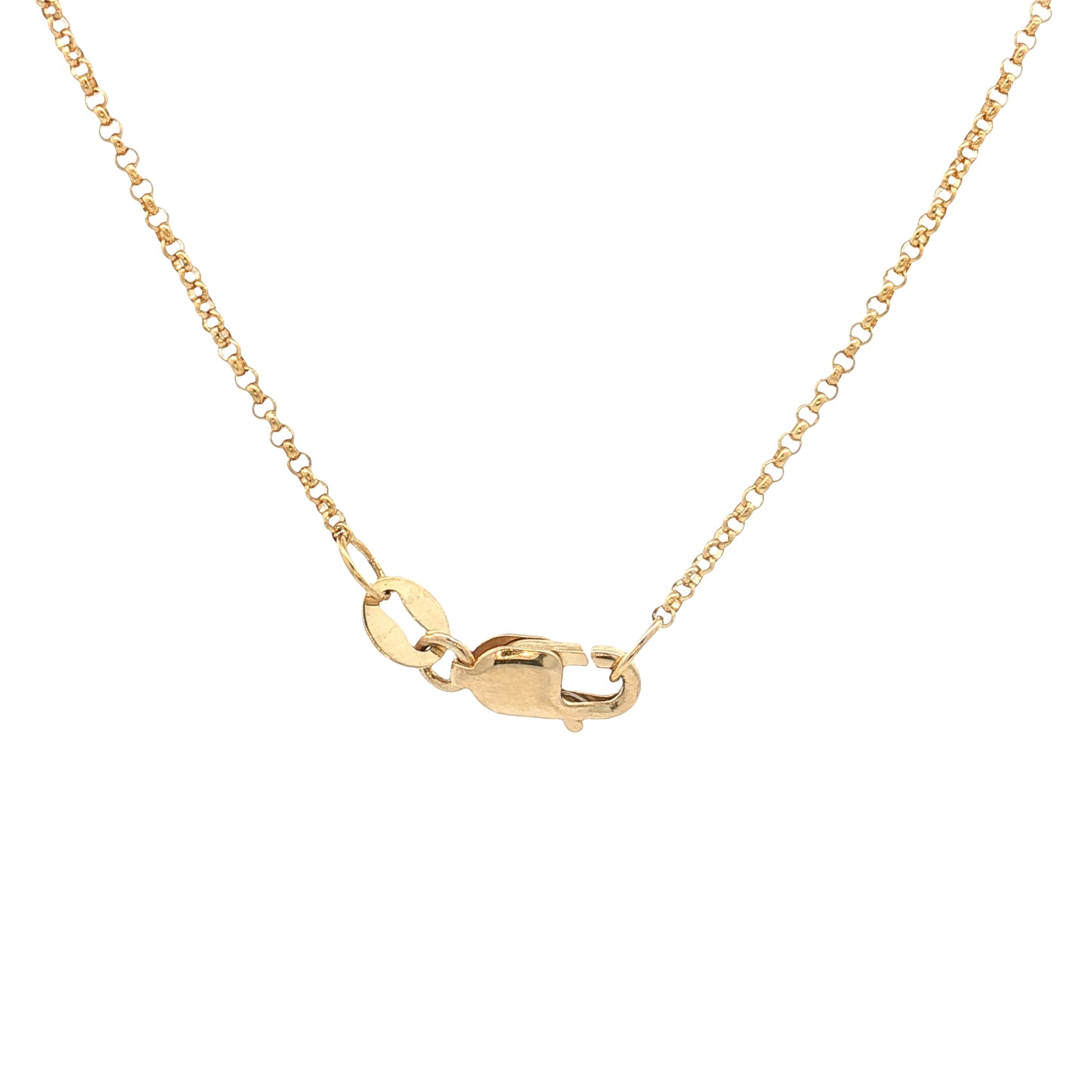 .63 Fancy Orange Heart Diamond Pendant Necklace 14k