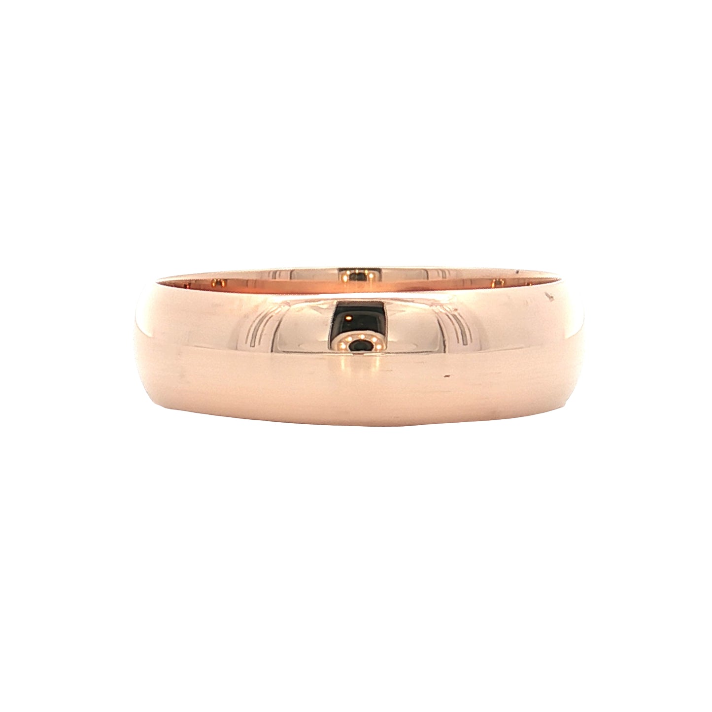 Antique Victorian Men's Wedding Band 18k Rose Gold