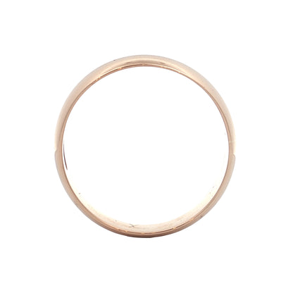 Antique Victorian Men's Wedding Band 18k Rose Gold