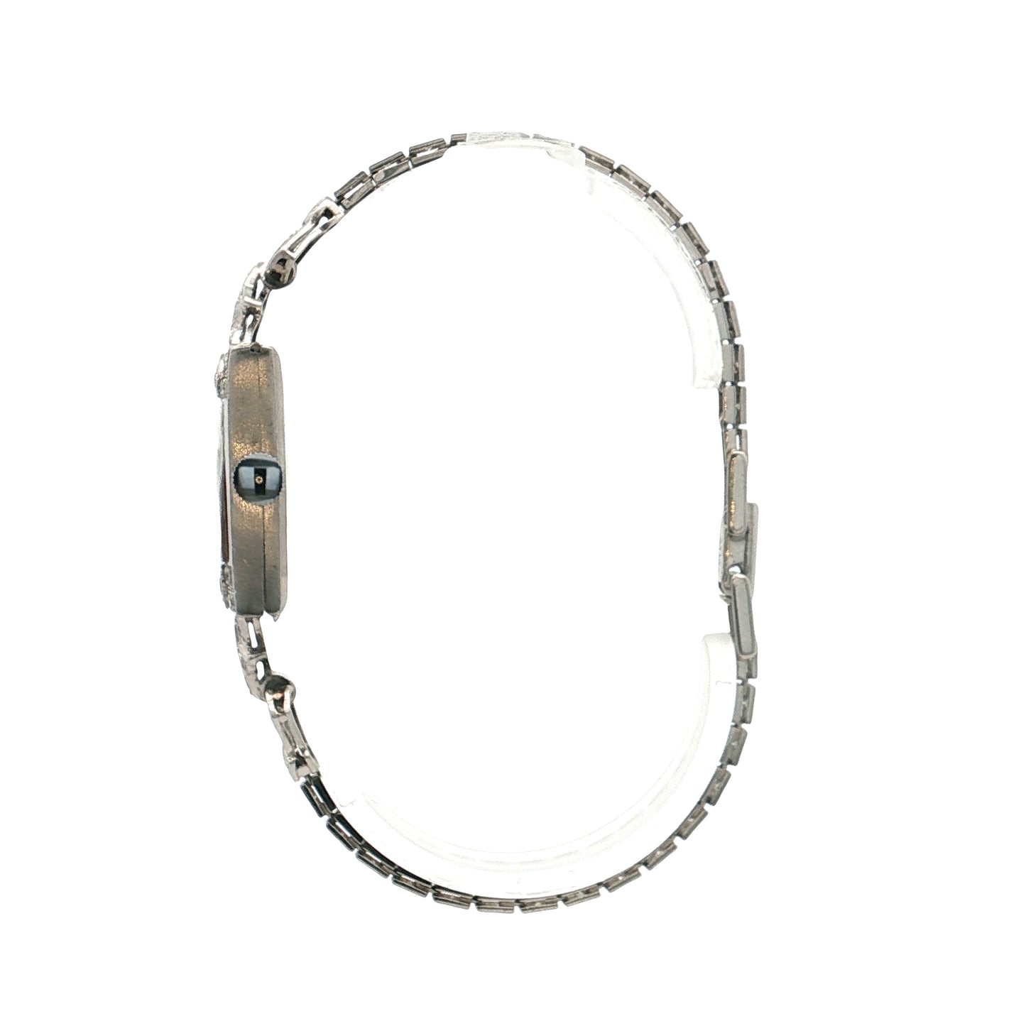 .95 Antique Art Deco Diamond Ladies Watch in Platinum