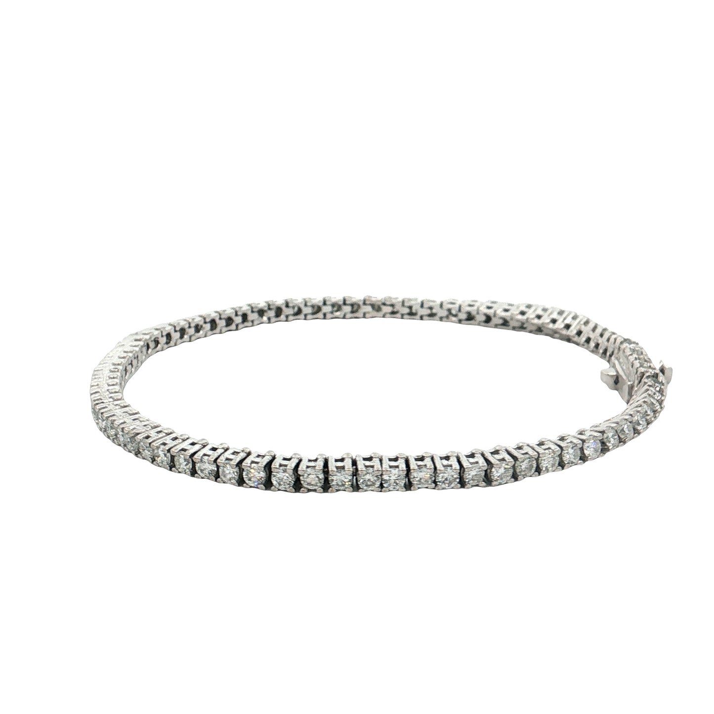 3 Carat Diamond Tennis Bracelet 14k White Gold