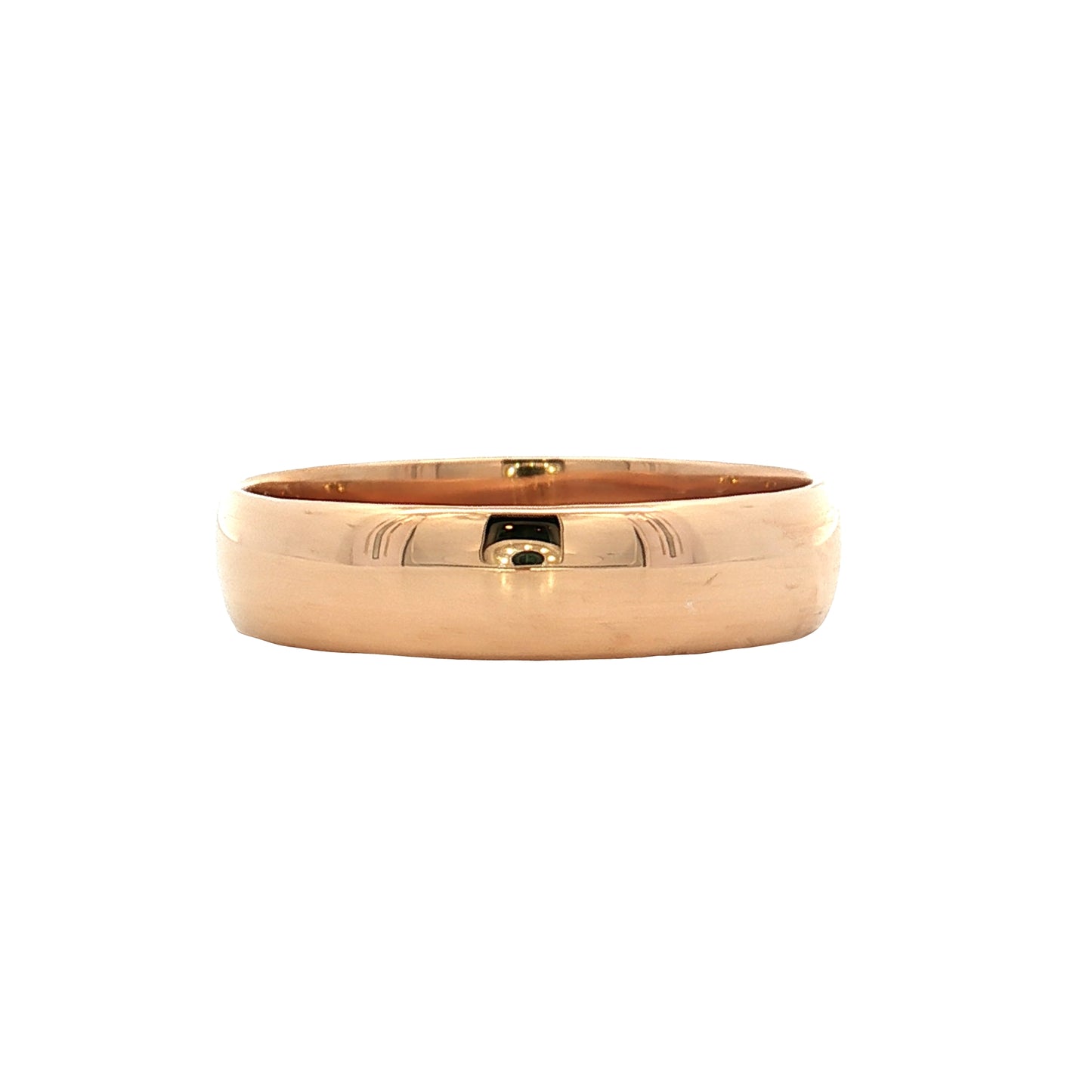Antique 5mm Victorian Men's Wedding Band 18k Rose Gold