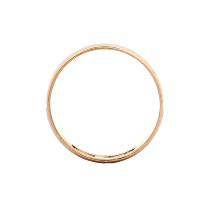 Antique 5mm Victorian Men's Wedding Band 18k Rose Gold