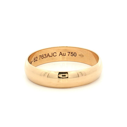 Cartier 1895 Collection Men's Wedding Band 18k Yellow Gold