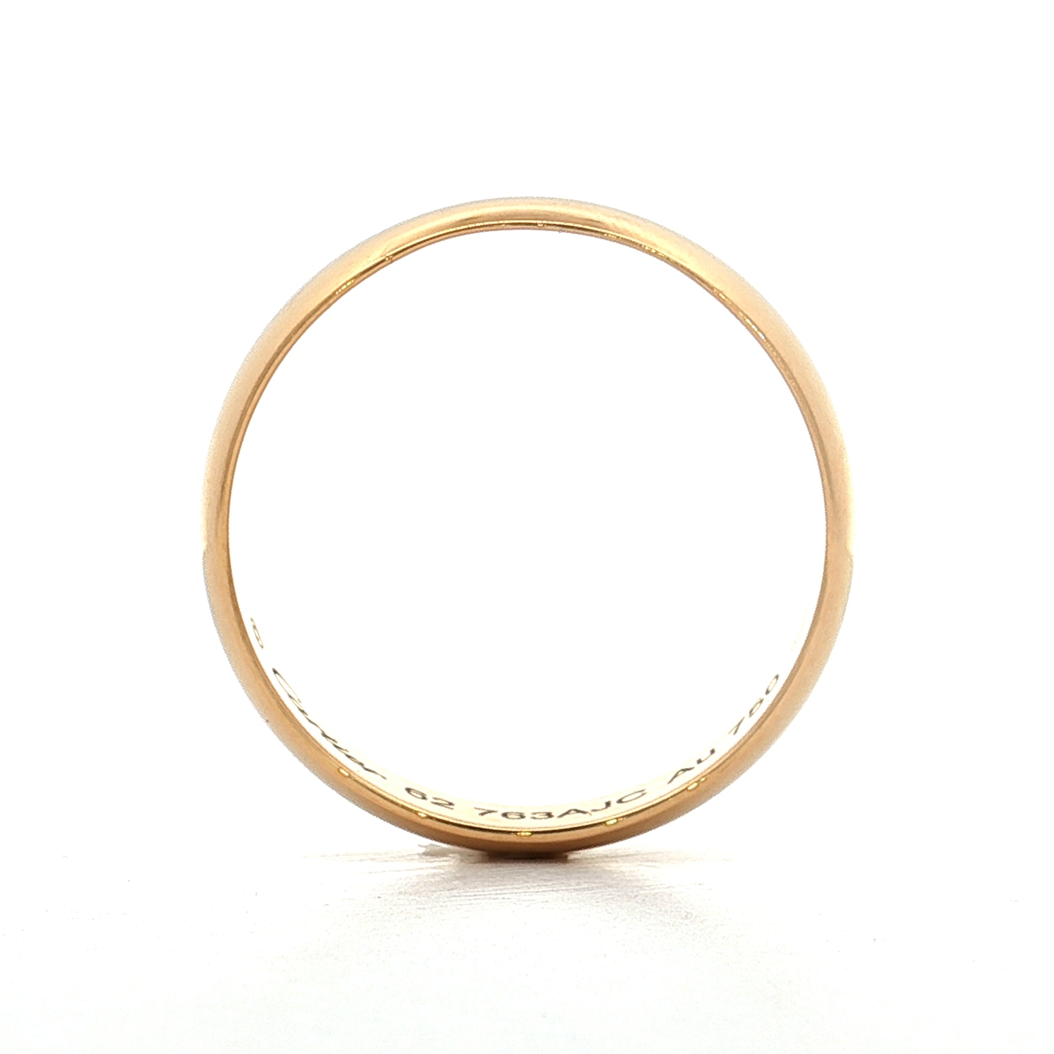 Cartier 1895 Collection Men's Wedding Band 18k Yellow Gold