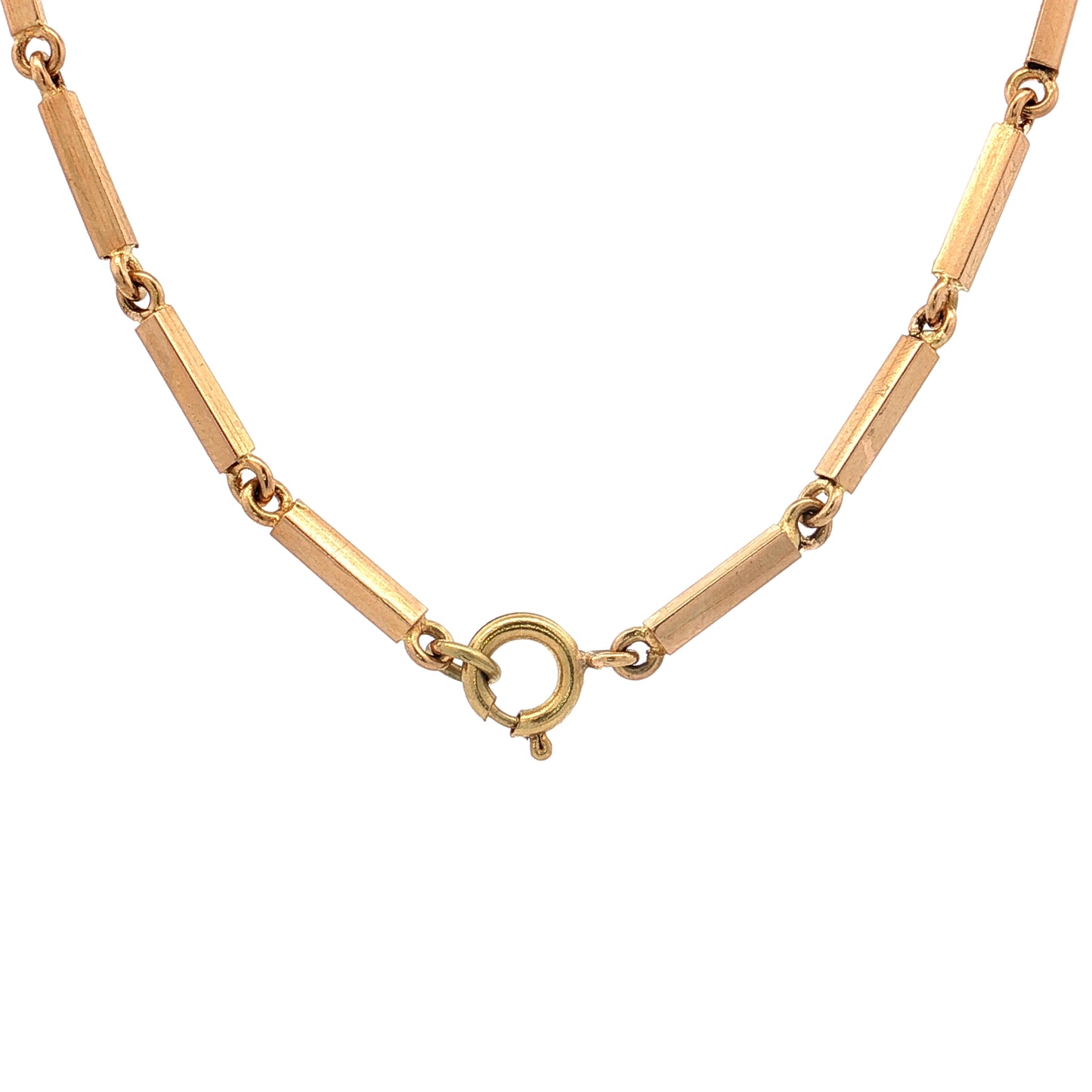 5.22 Pear Diamond Drop Necklace 18k Yellow Gold