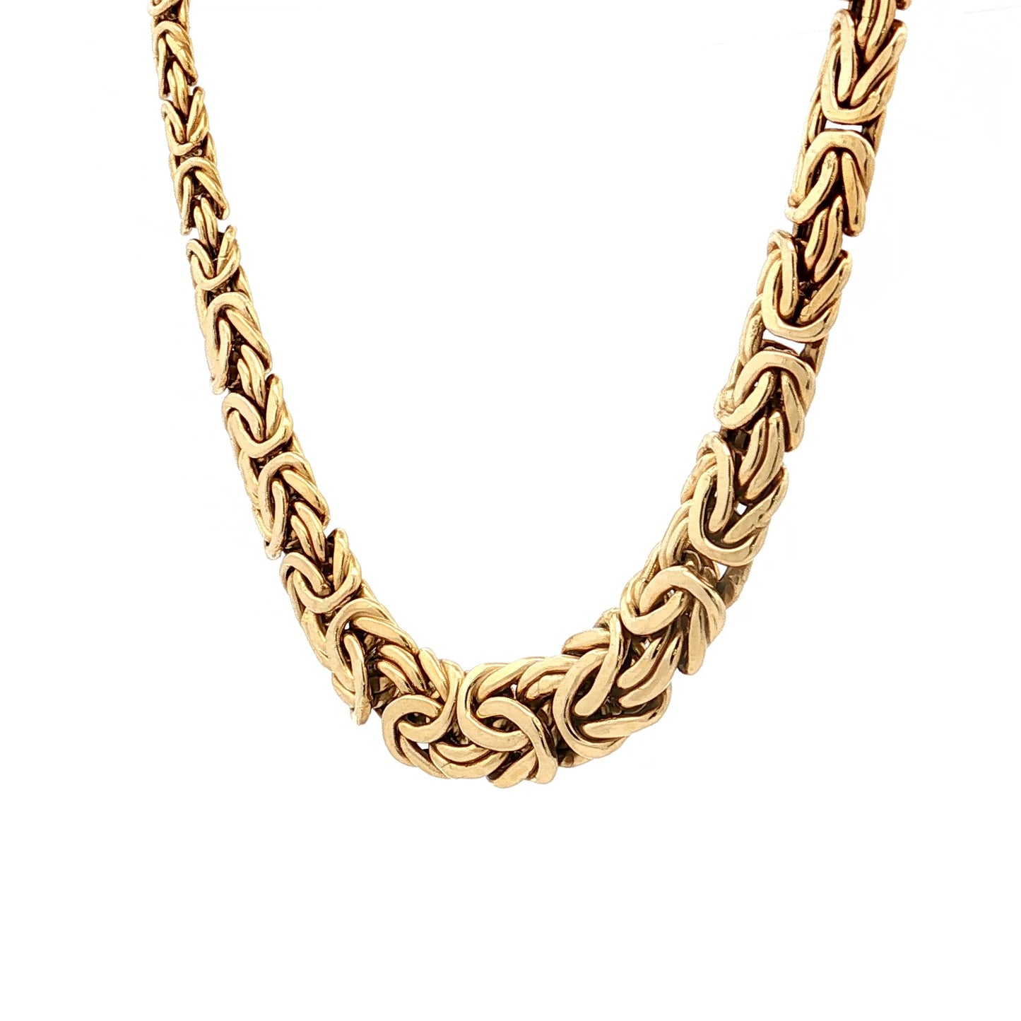 Byzantine Chain Necklace 14k Yellow Gold