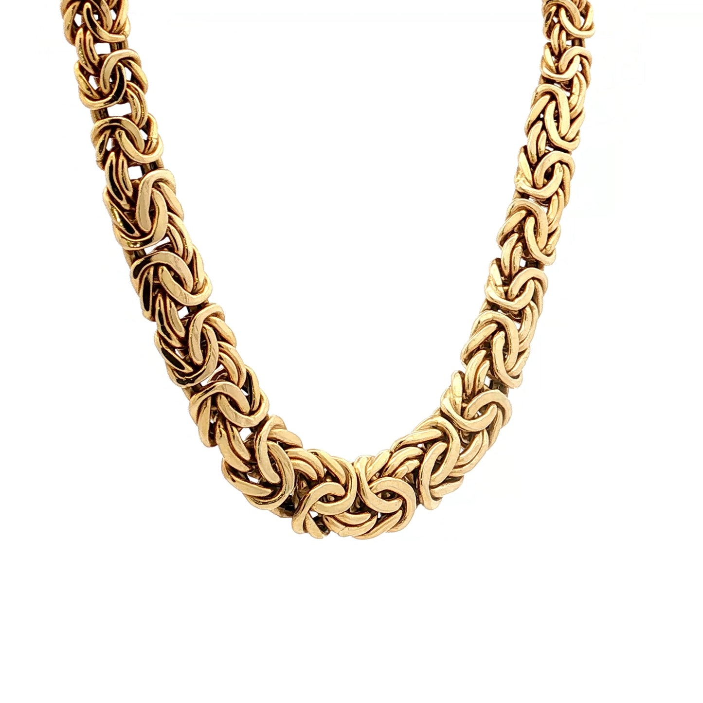 Byzantine Chain Necklace 14k Yellow Gold