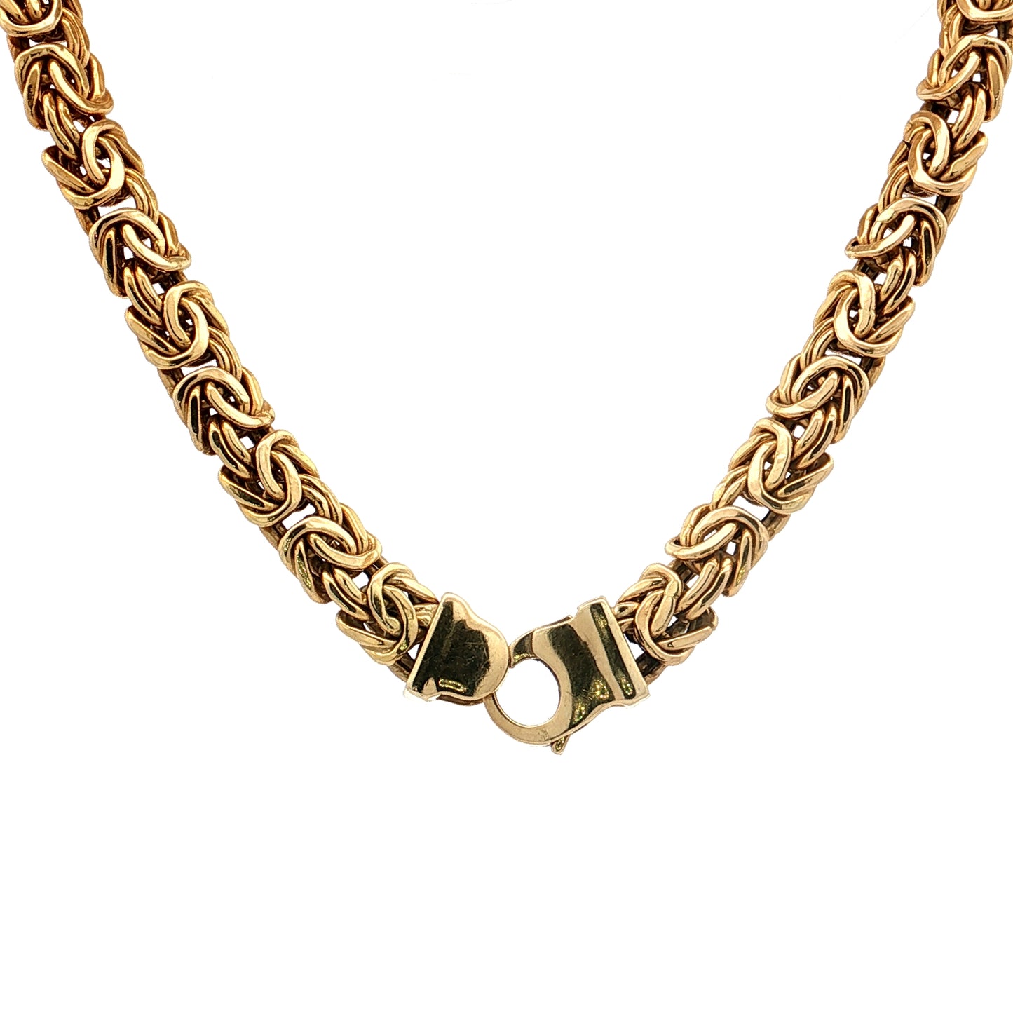 Byzantine Chain Necklace 14k Yellow Gold
