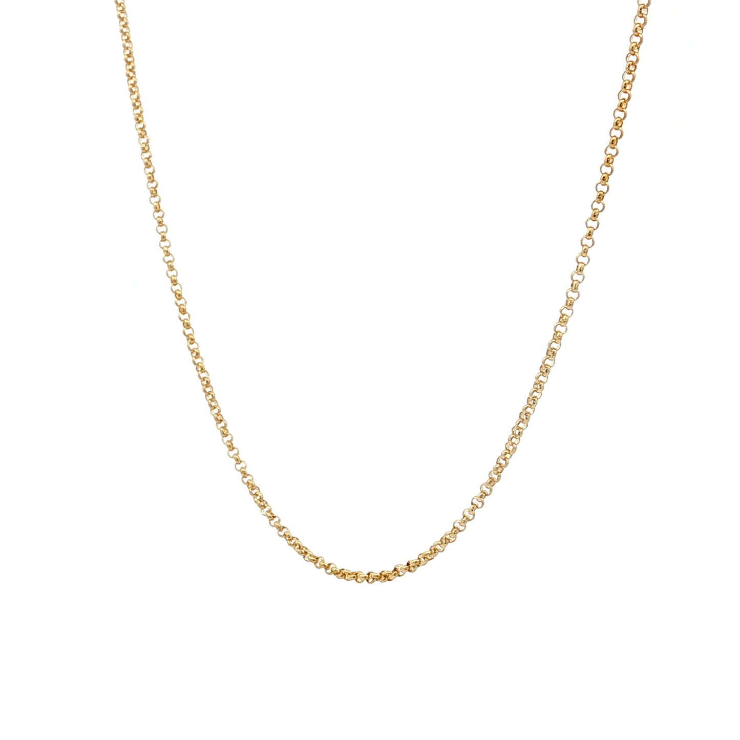 18" Rolo Chain Necklace 14k Yellow Gold