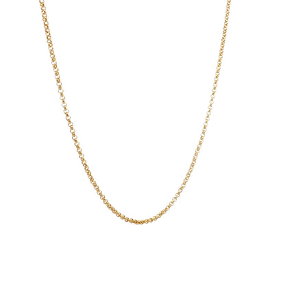 18" Rolo Chain Necklace 14k Yellow Gold