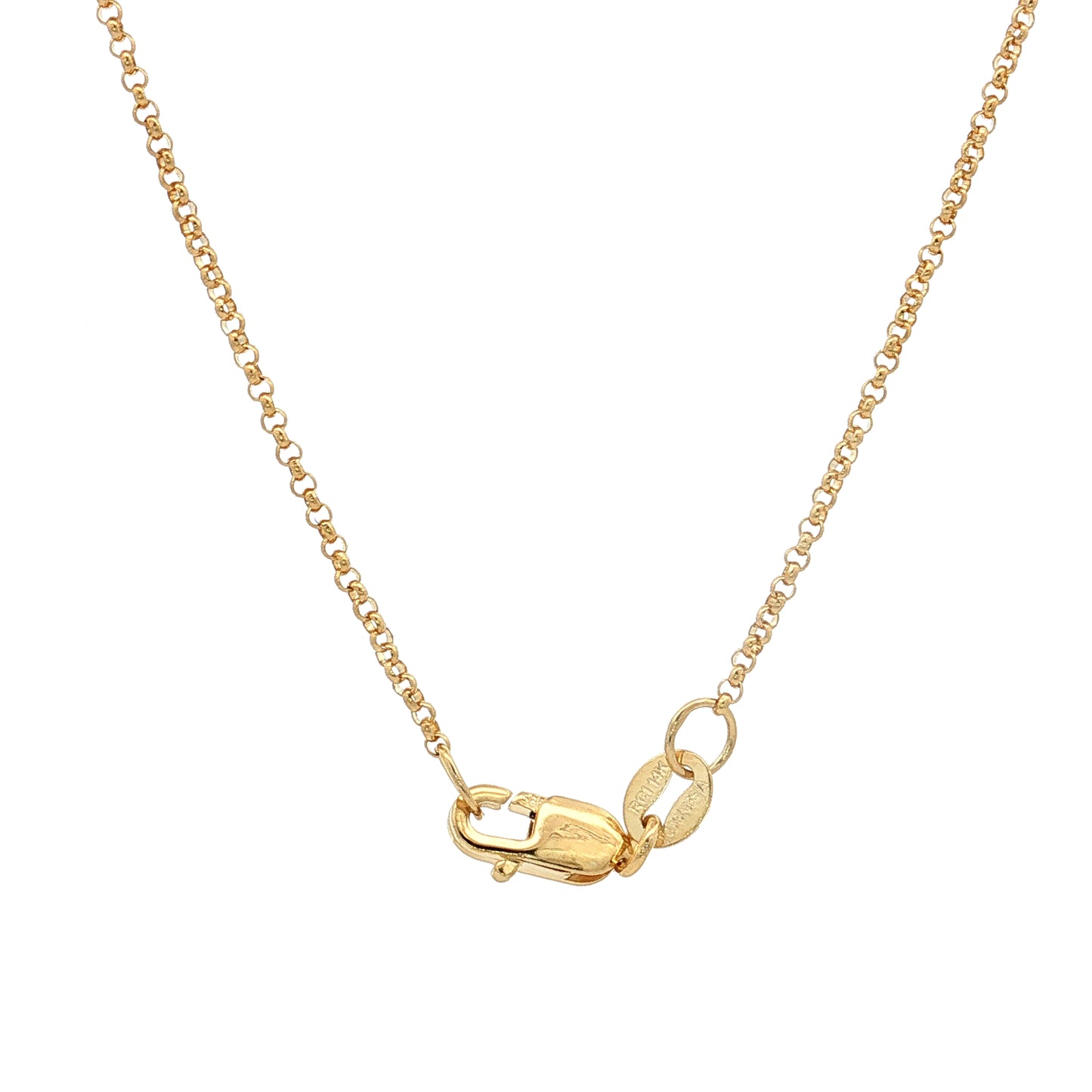 18" Rolo Chain Necklace 14k Yellow Gold