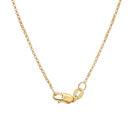 18" Rolo Chain Necklace 14k Yellow Gold