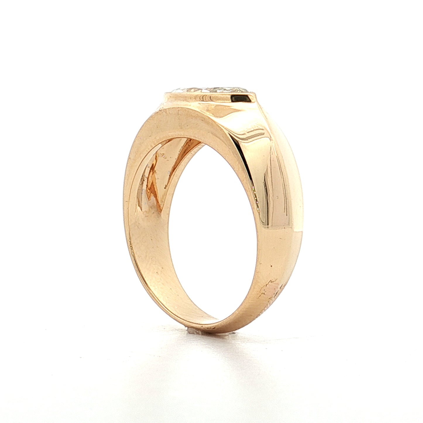 1.50 Marquise Diamond Solitaire Ring 18k Yellow Gold