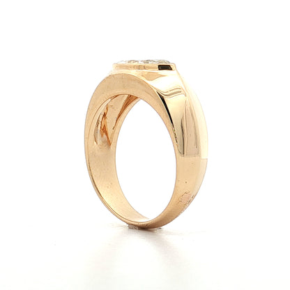 1.50 Marquise Diamond Solitaire Ring 18k Yellow Gold