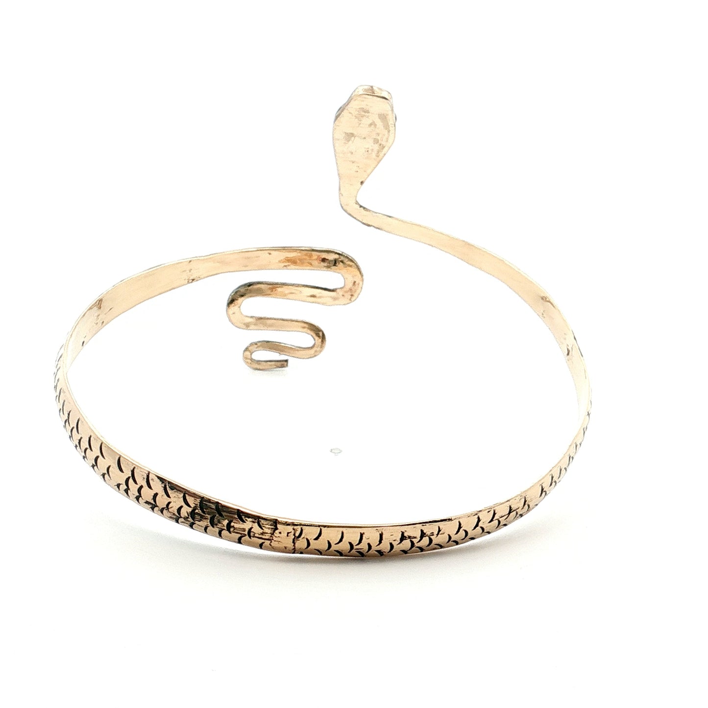 Victorian Snake Bracelet w/ Ruby Eyes